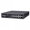 Vivotek Коммутатор управляемый 8-Port GbE RJ45(PoE) +2-Port GbE RJ45/SFP + 1-Port RJ45, AW-GEV-107A-130